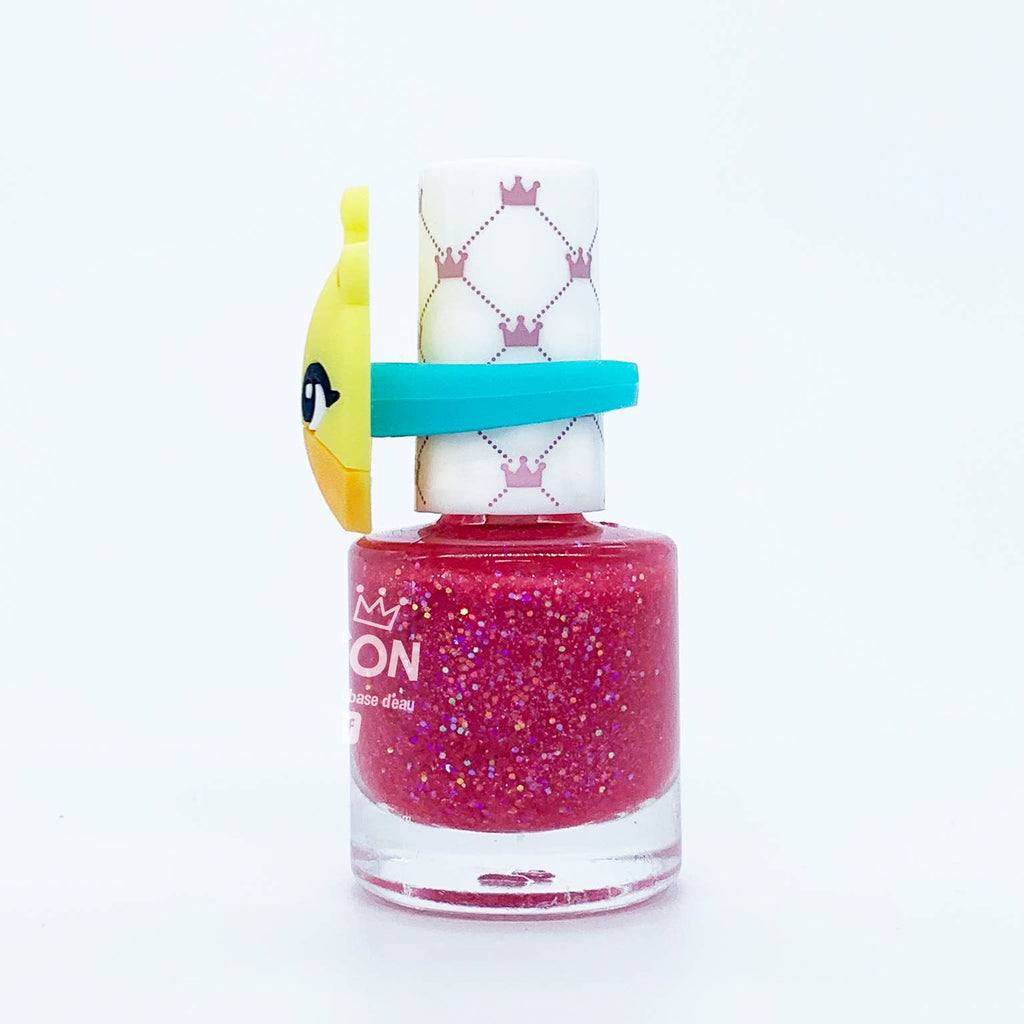 Giraffe Ring Nail Polish | Glitter Pink