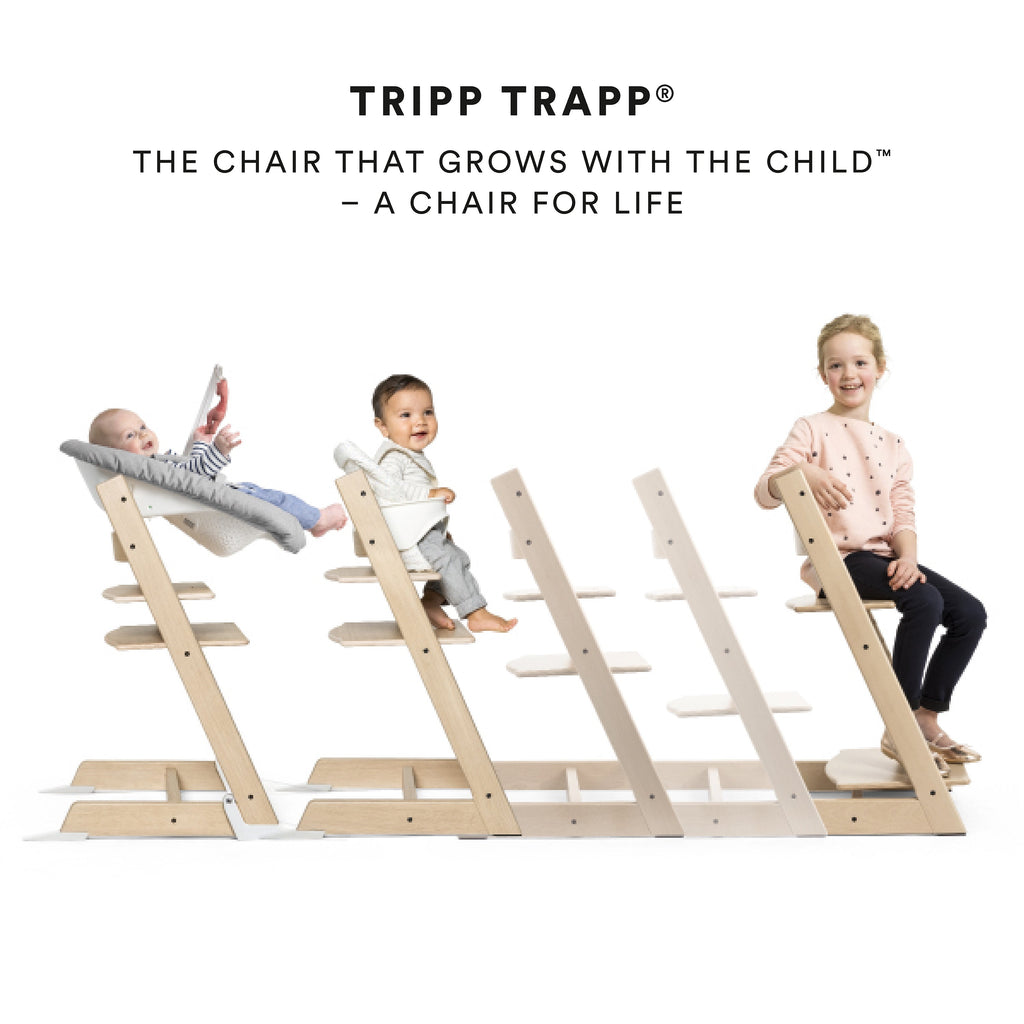 Stokke Tripp Trapp High Chair² Oak with Cushion and Stokke Tray