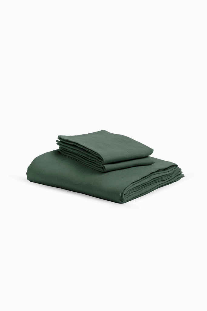 Linen Bedding Sets-Oatmeal
