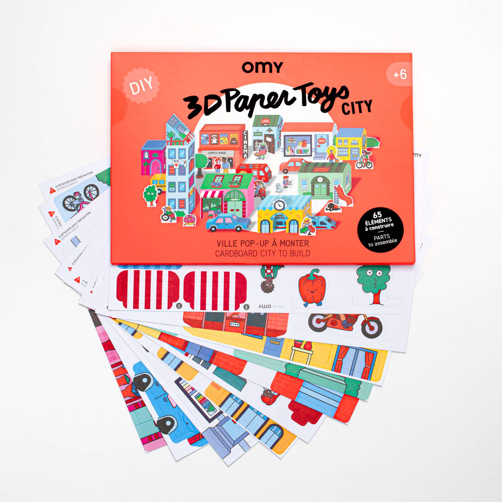 City OMY Paper Toys