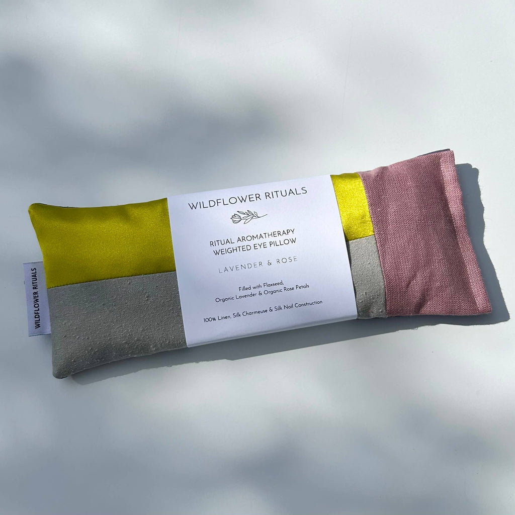 Ritual Aromatherapy Weighted Eye Pillow | Lavender & Rose