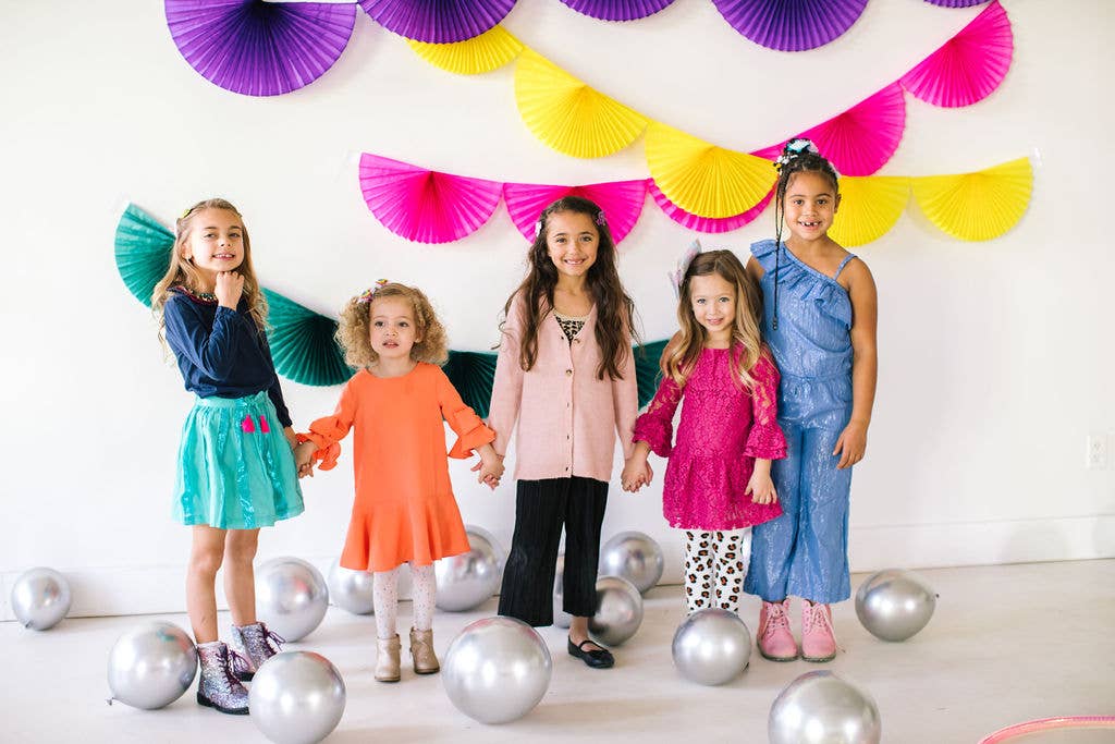 Unicorn Balloon Party Hair Clips- Glitter Multi