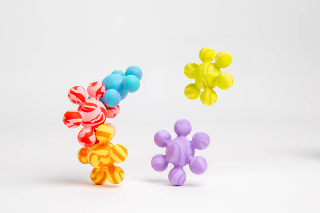 Joinibbles Silicone Teether Toys, 5 Pack