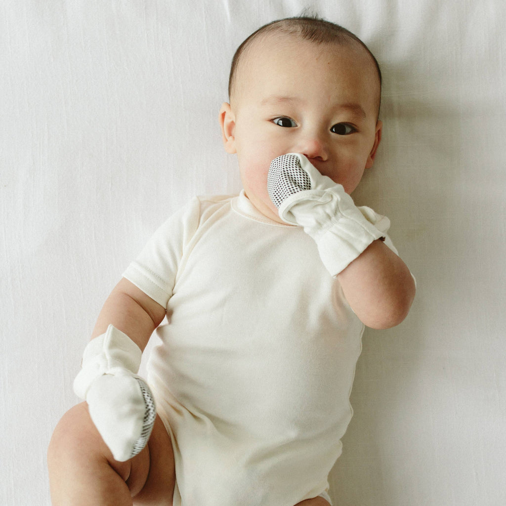 Stay On 2-Pack Baby Mitts - Coastal + Cloud