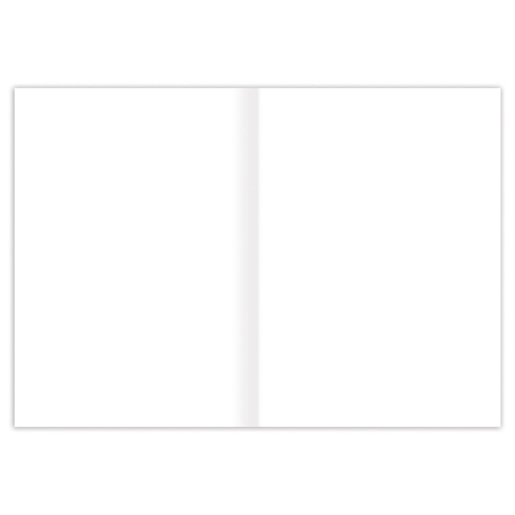Purple & White Flowers Thank You Card