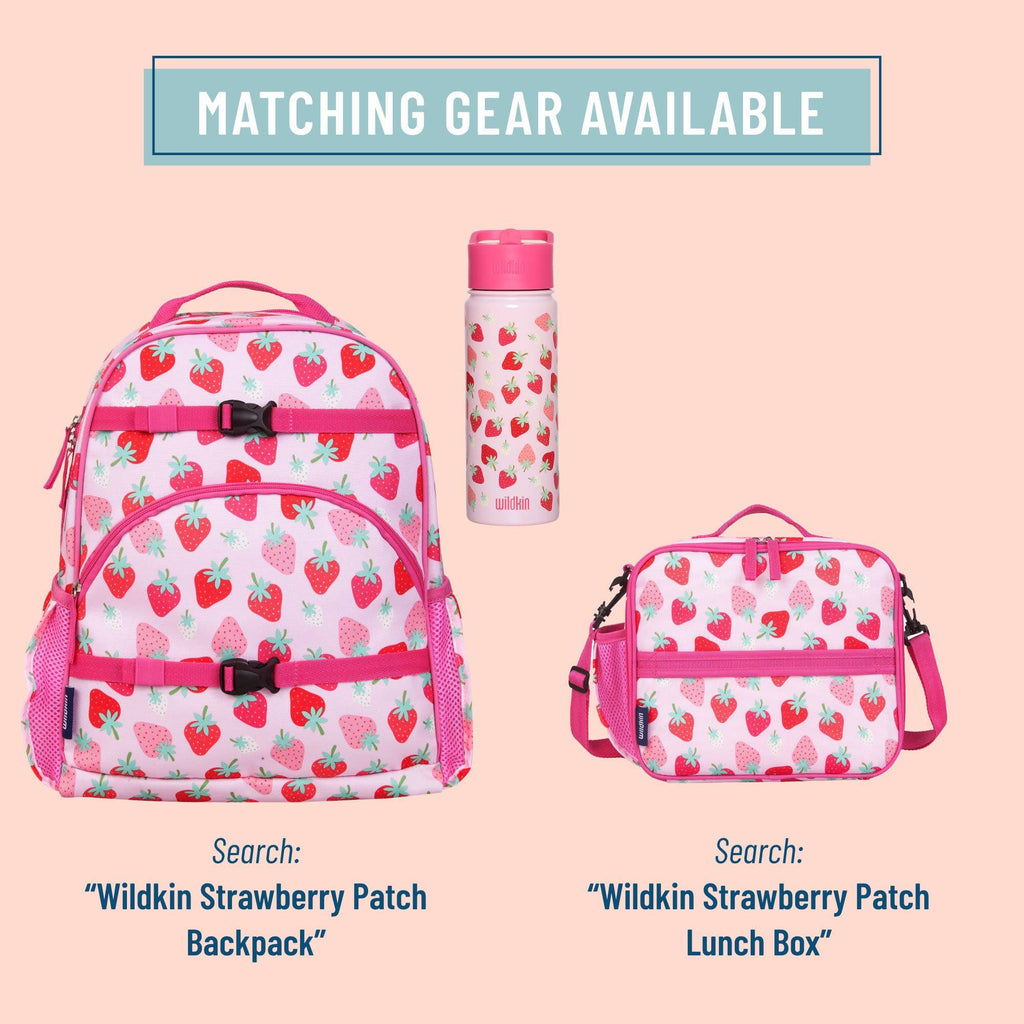 Strawberry Patch 18 oz Steel Water Bottle
