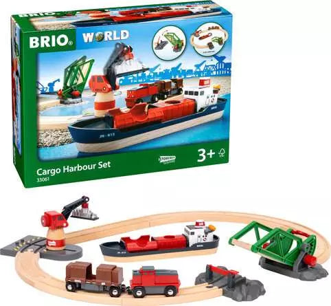 BRIO World - Train Set Cargo Harbour Set
