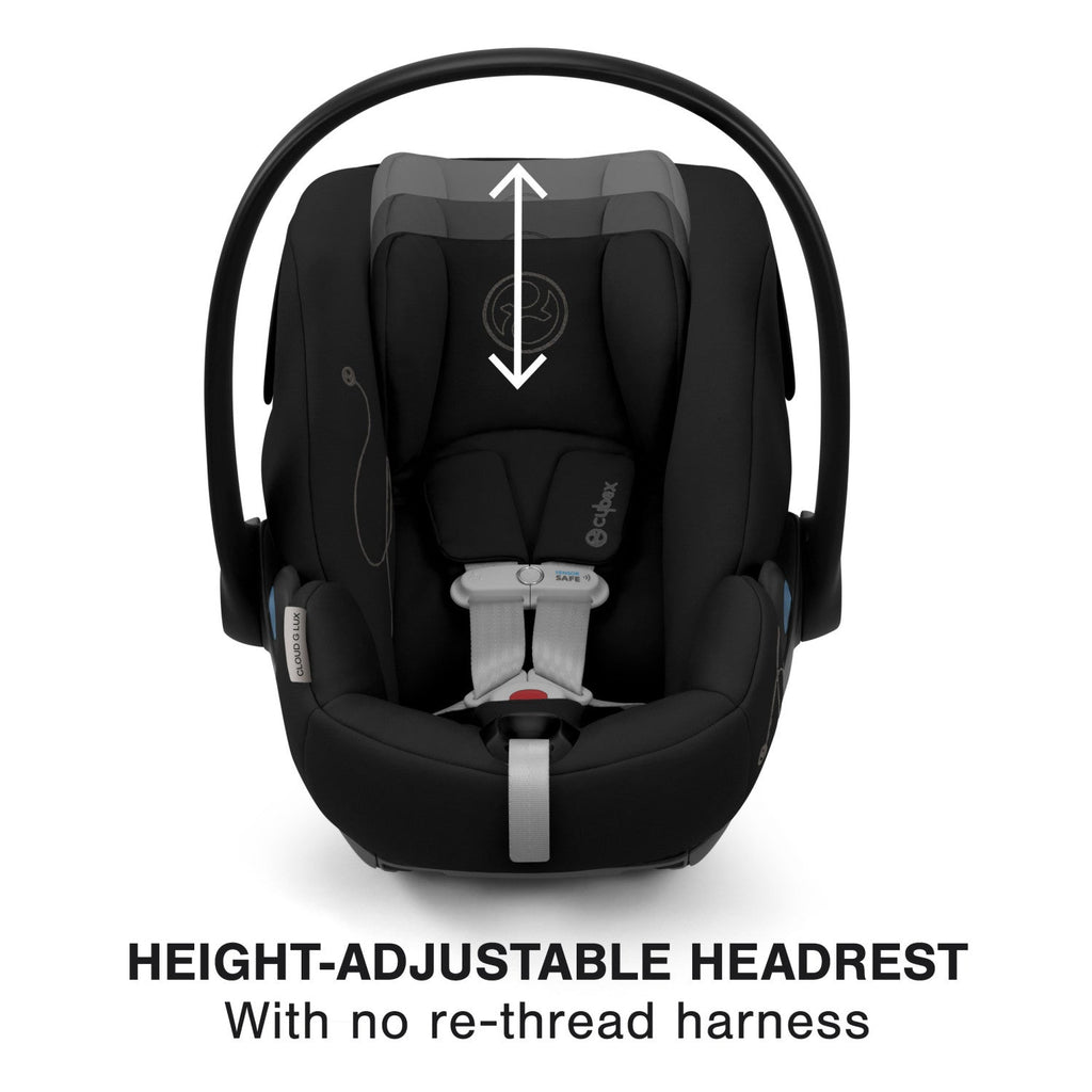 Cybex Cloud G Lux Comfort Extend Infant Car Seat with SensorSafe