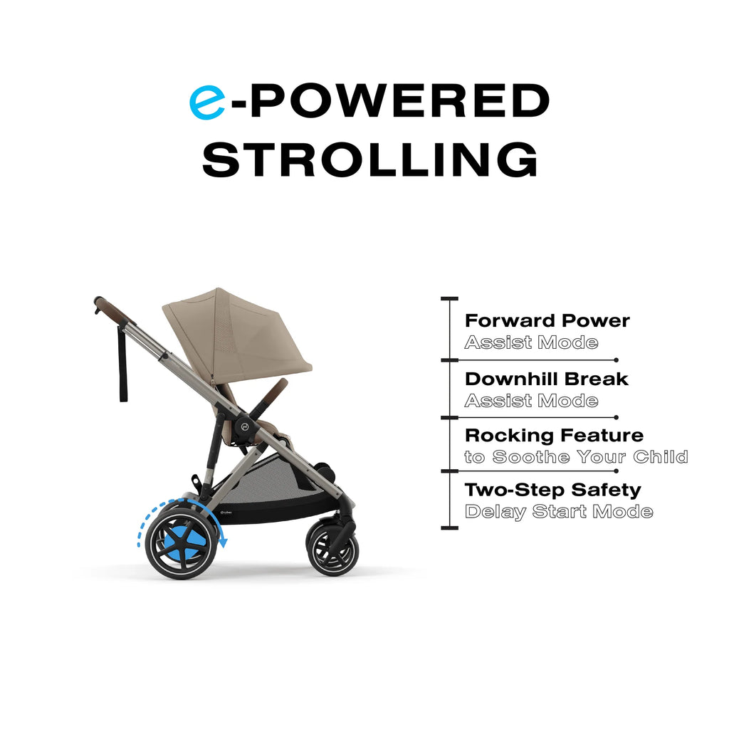 eGazelle S Electronic Assist Stroller