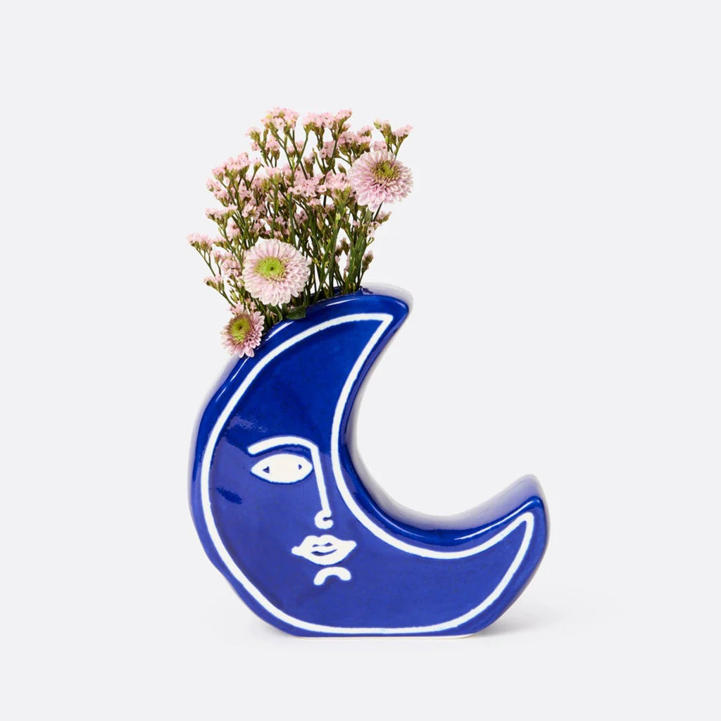 Moon Vase blue