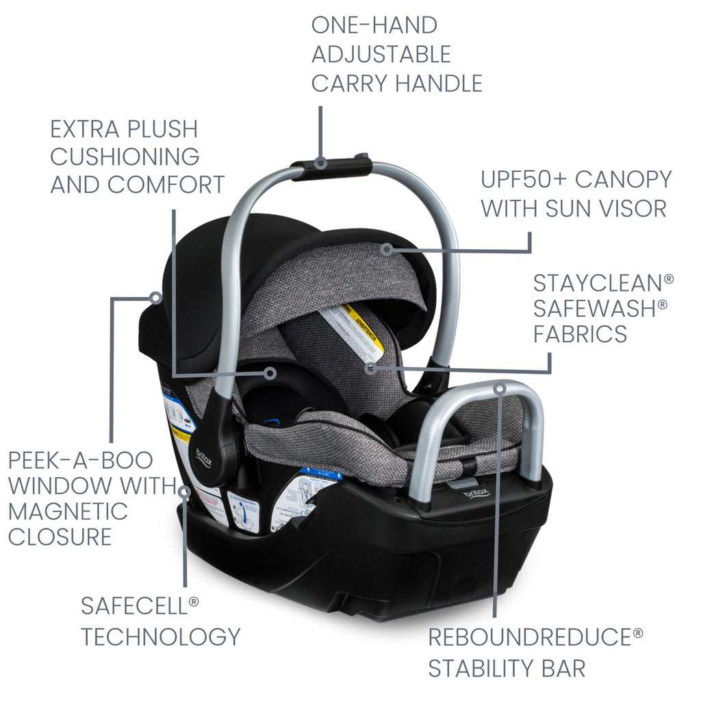 Britax Willow SC Infant Car Seat with Alpine Base