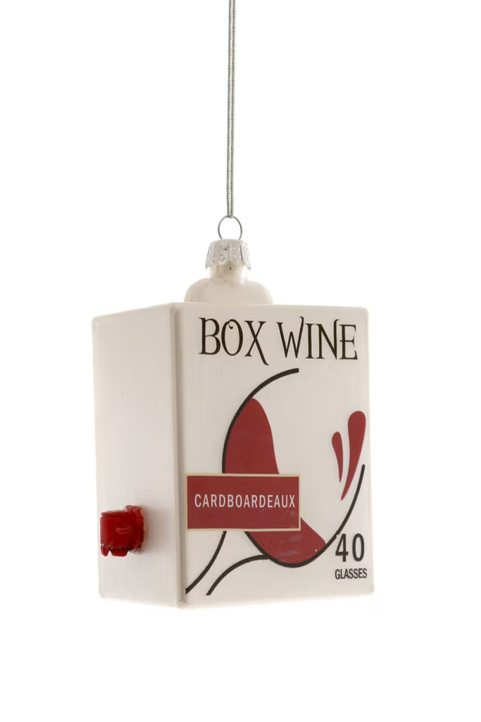 Cardboardeaux Boxed Wine Ornament