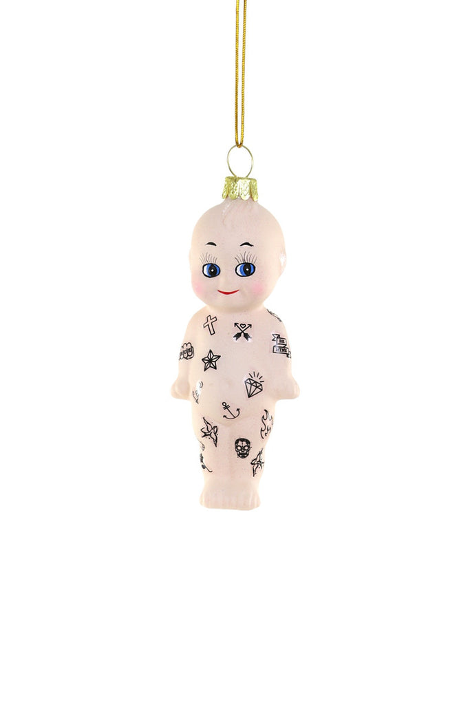 TATTOOED Kewpie Doll Christmas Ornament
