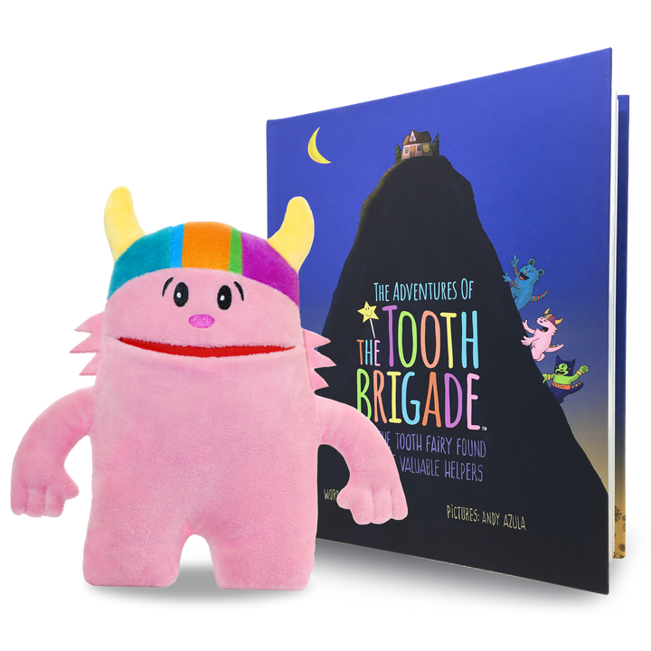 THE TOOTH BRIGADE BOOK + TOOTH PILLOW GIFT SET - Ollie