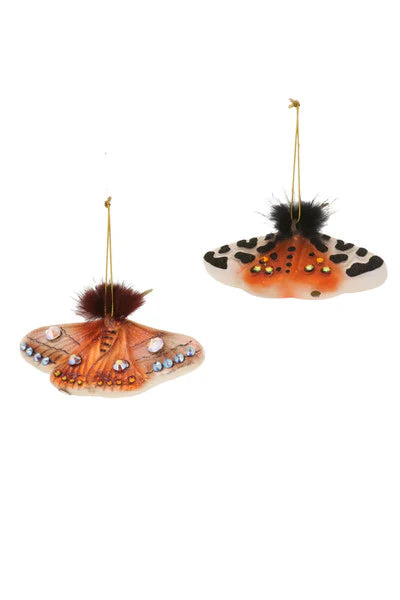 Woodland Moth Holiday Ornament