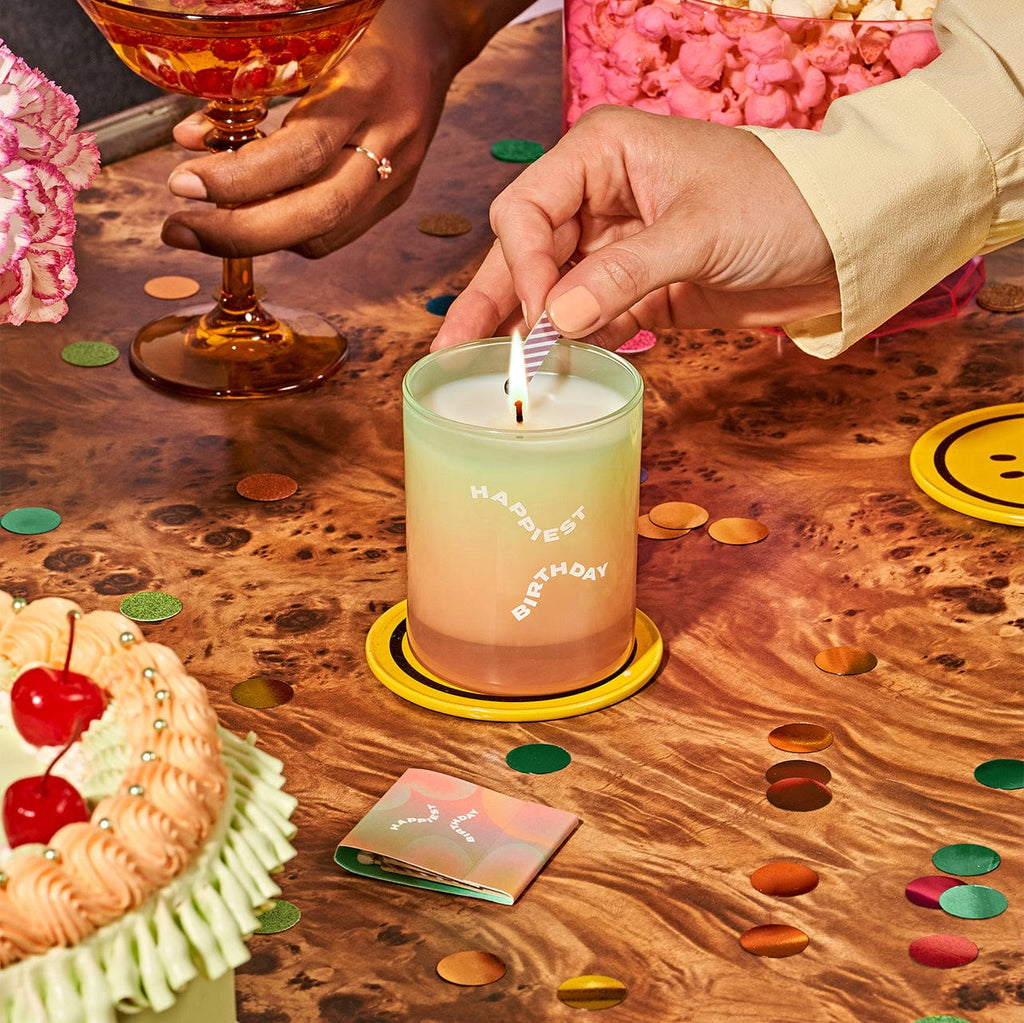 HAPPIEST BDAY Candle