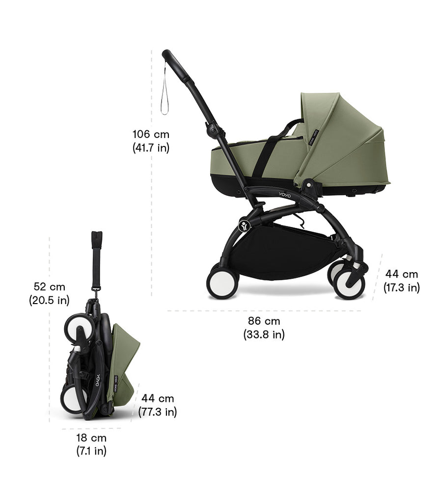 YOYO³ stroller with newborn shell