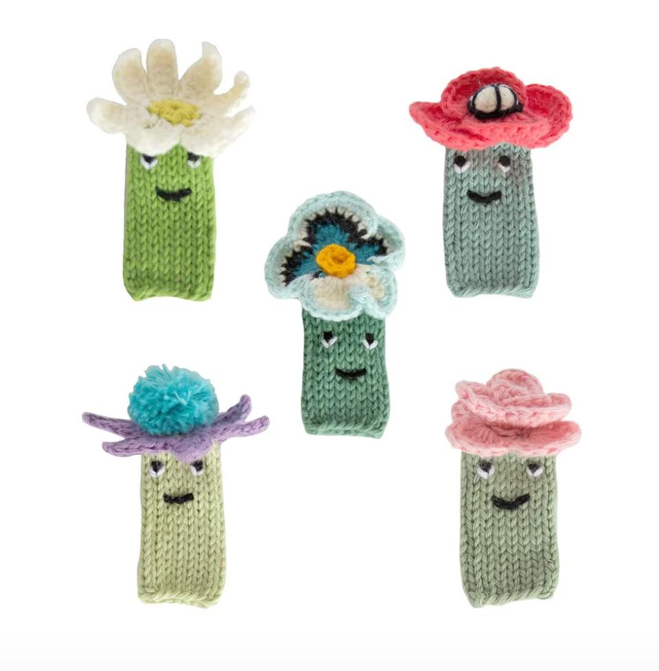 Finger Puppet Flowers