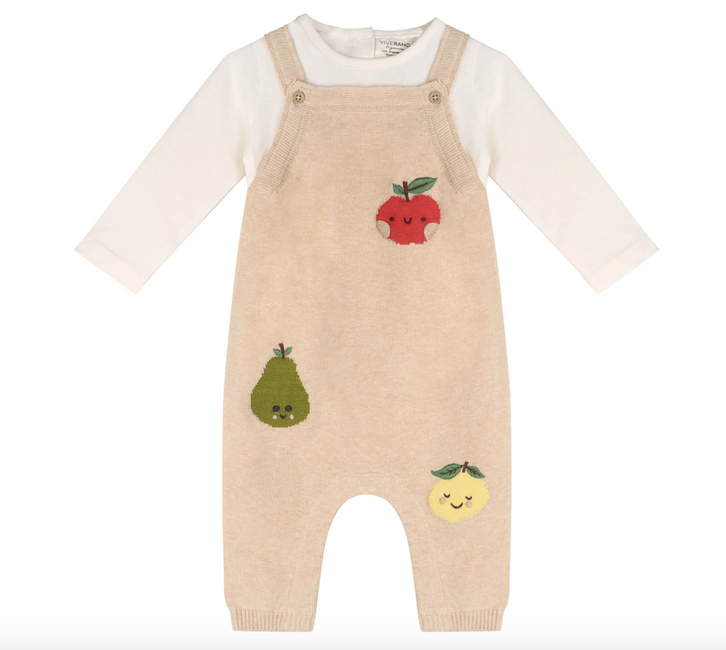 Viverano Fruits Embroidered Overall