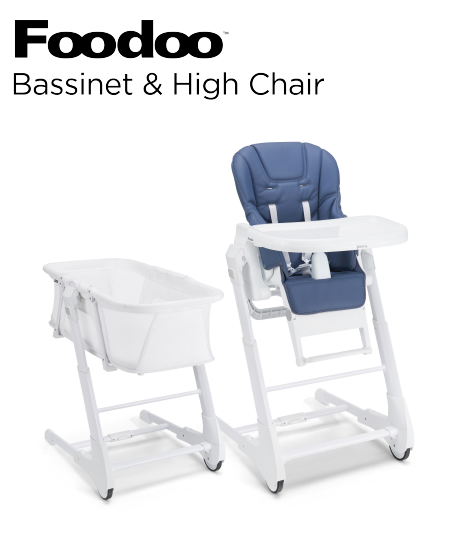 Foodoo Bassinet & High Chair