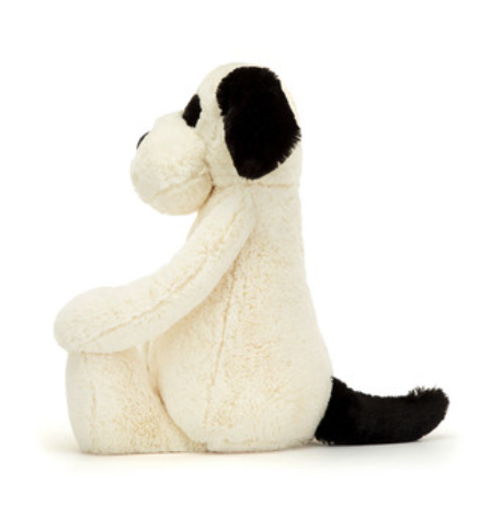 Bashful Black & Cream Puppy