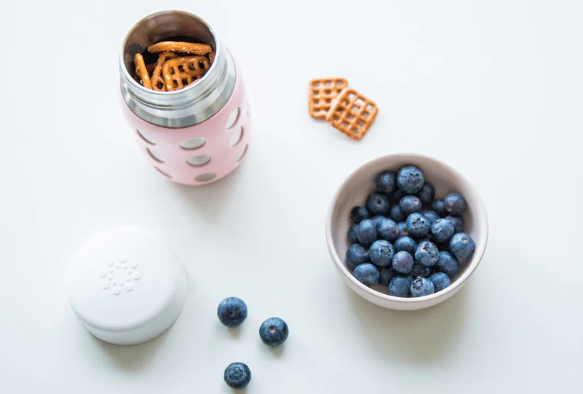 8oz Stainless Steel Food Jar with Flat Cap