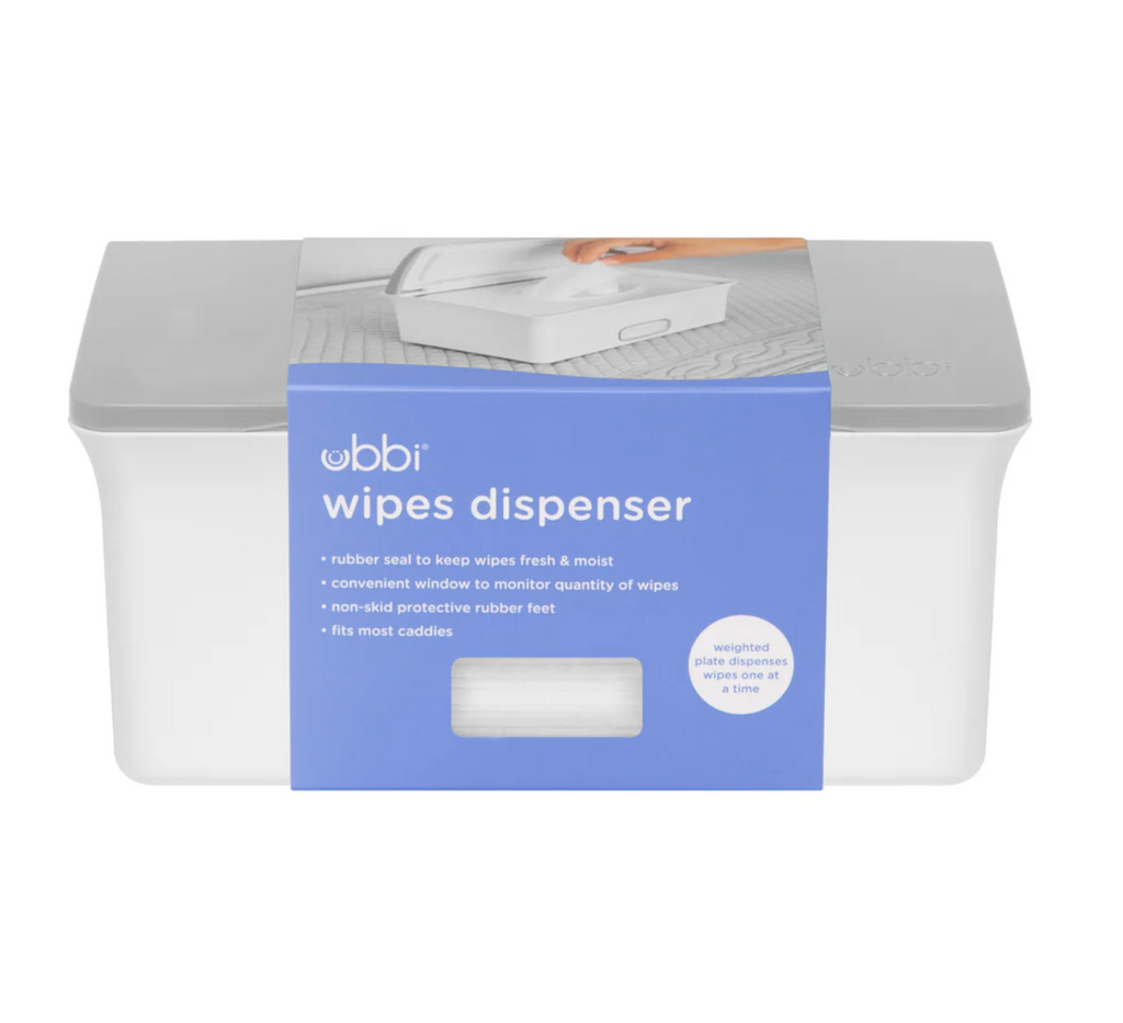 Gray Wipes Dispenser Ubbi