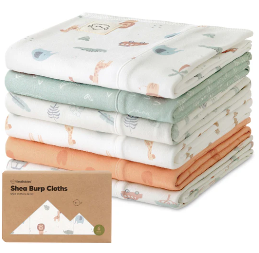 Shea Burp Cloths 6-pack Wilderness