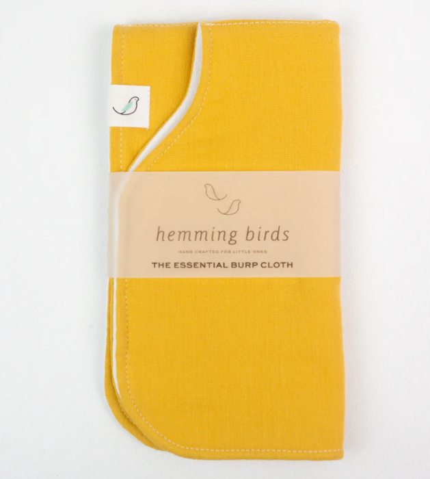 burp cloth saffron