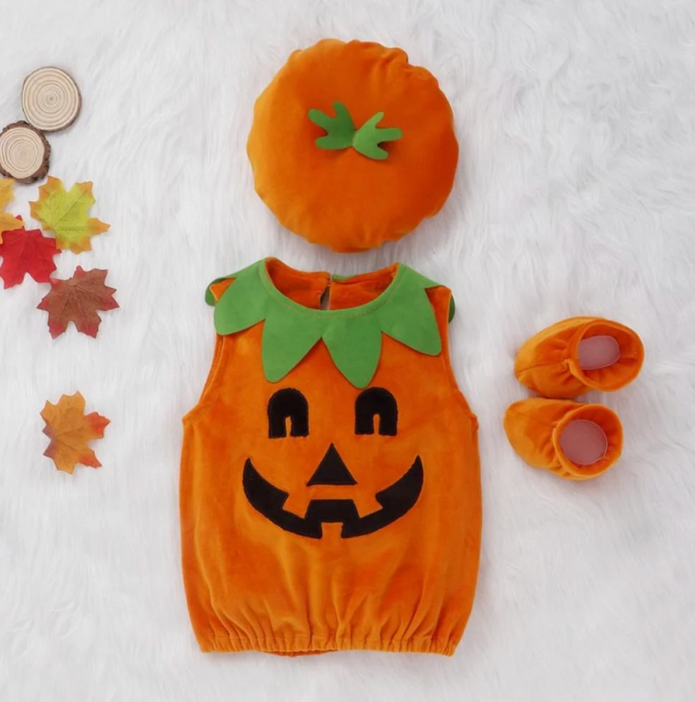 3pcs pumpkin costume medium