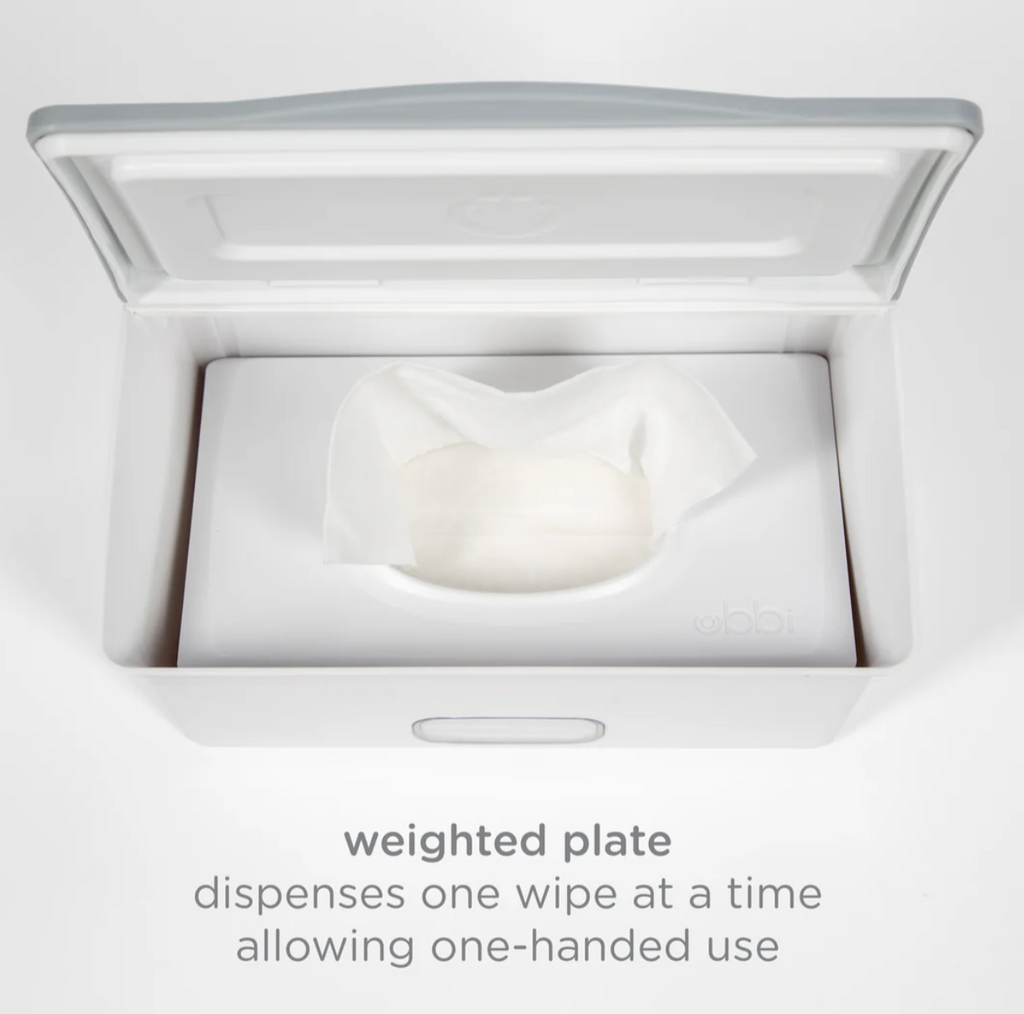 Gray Wipes Dispenser Ubbi