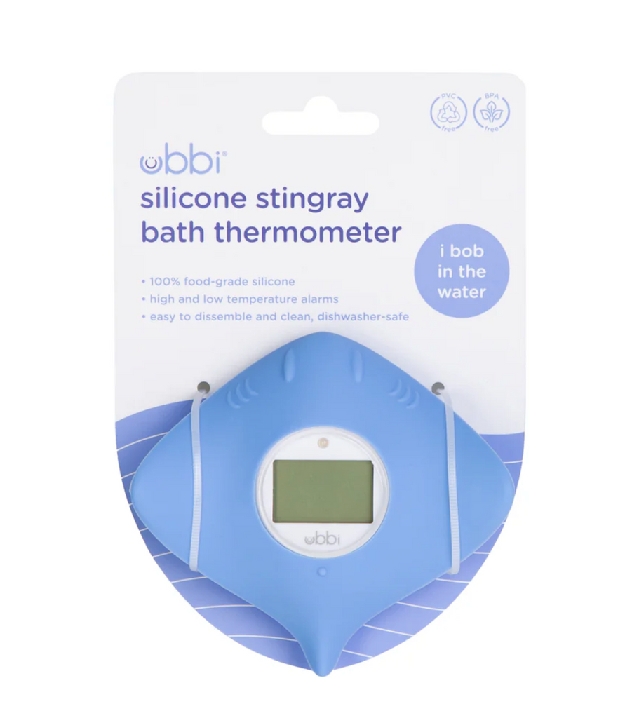 Silicone stringray bath thermometer Ubbi