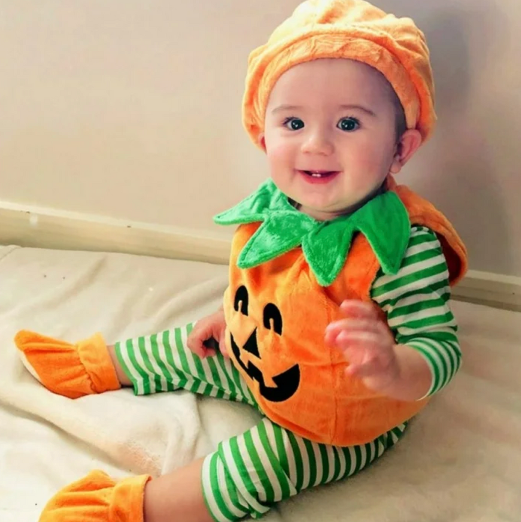 3pcs pumpkin costume medium