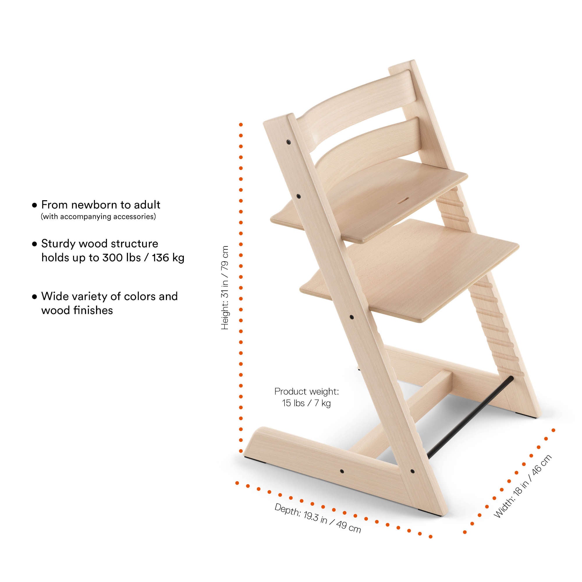 【いお】STOKKE TRIPP TRAPP Tripp Trapp High Chair² - Oak Natural – The Piccolina Shop