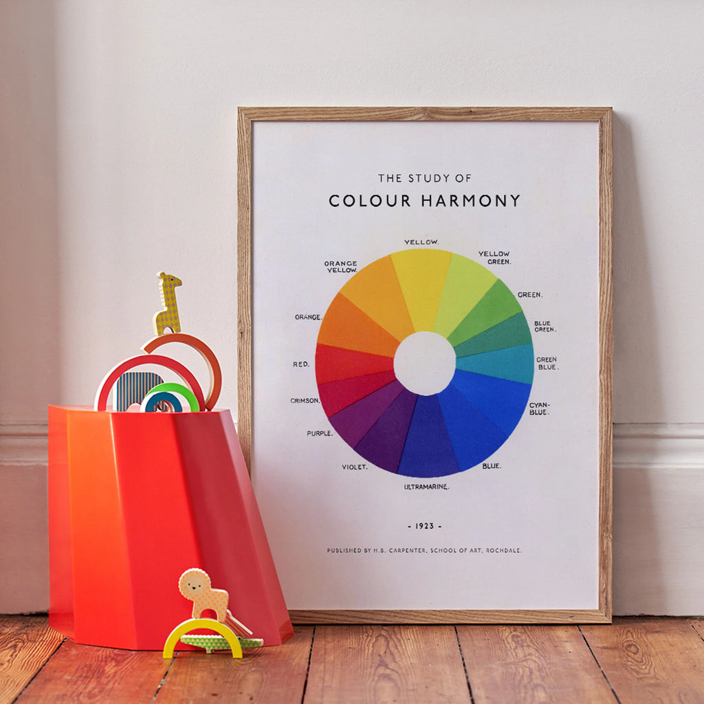 The Study of Colour Harmony | Framed Fine Art Print