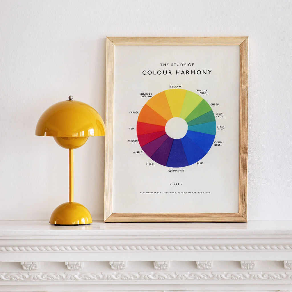 The Study of Colour Harmony | Framed Fine Art Print