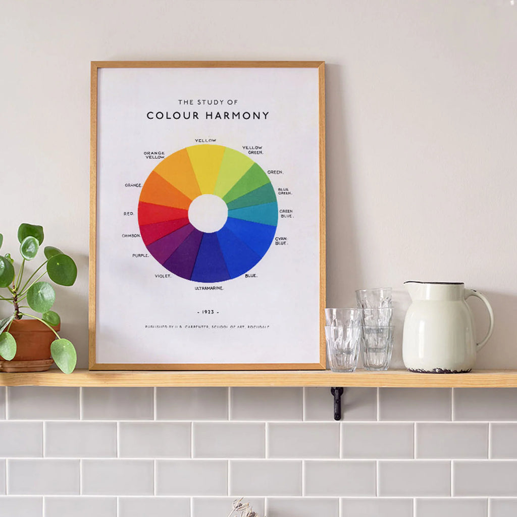 The Study of Colour Harmony | Framed Fine Art Print