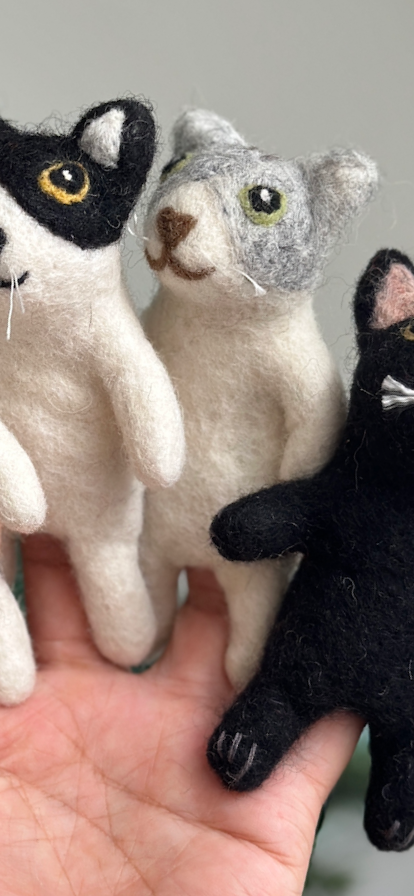 Assorted Kitty Finger Puppets