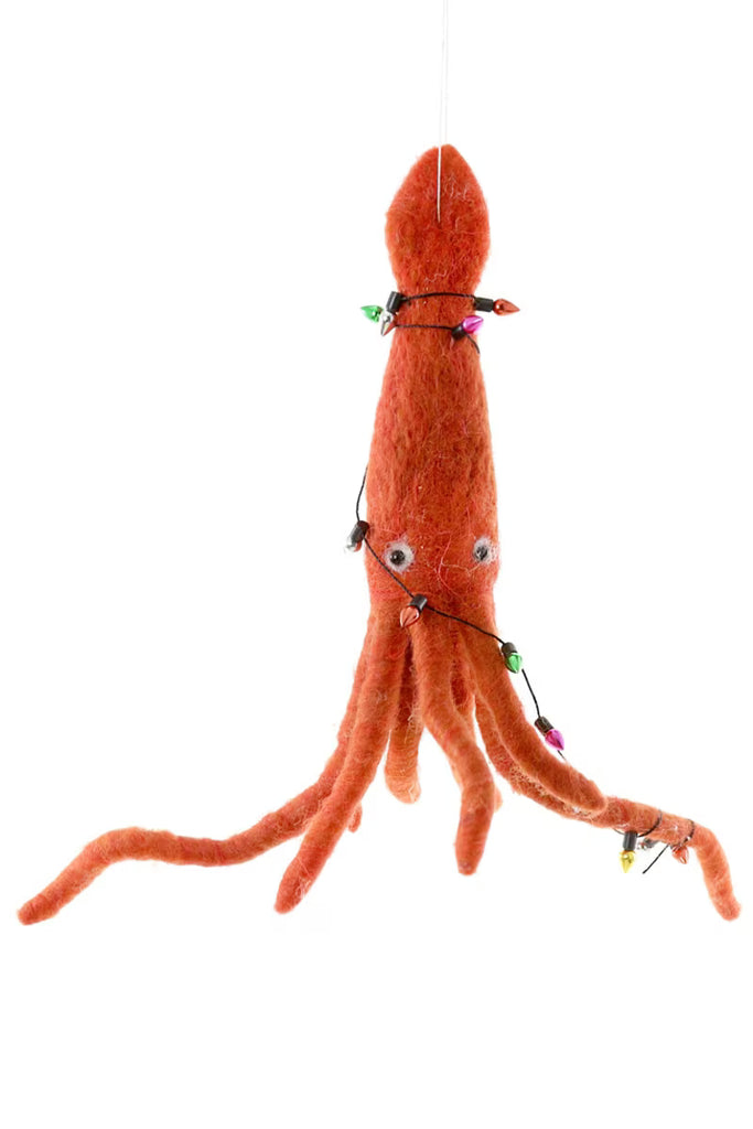 Tinsel in a Tangle Octopus Ornament