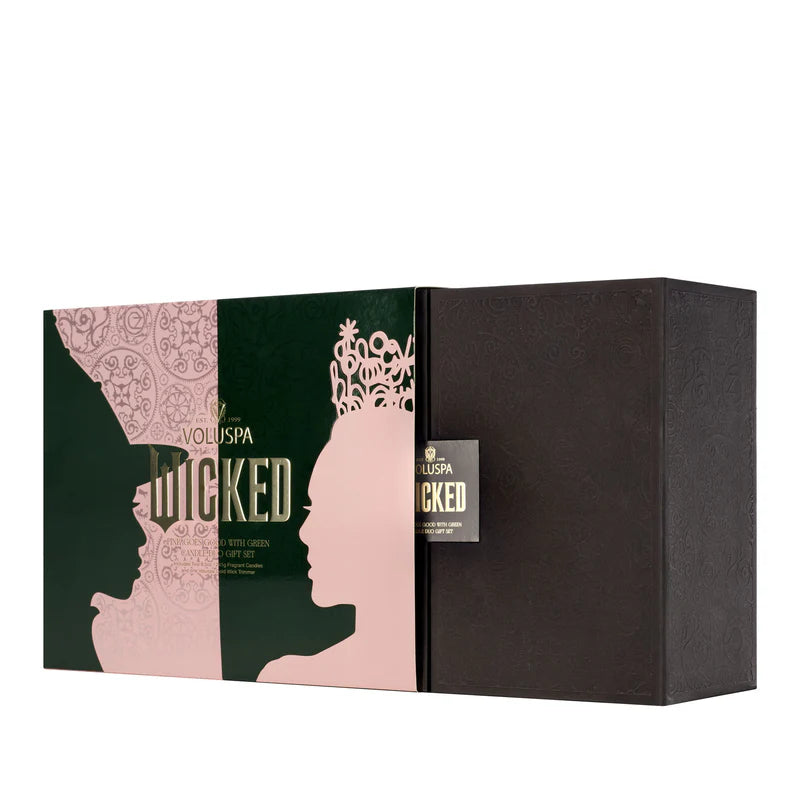Limited Edition Wicked Pink Goes Good with Green Candle Duo Gift Set