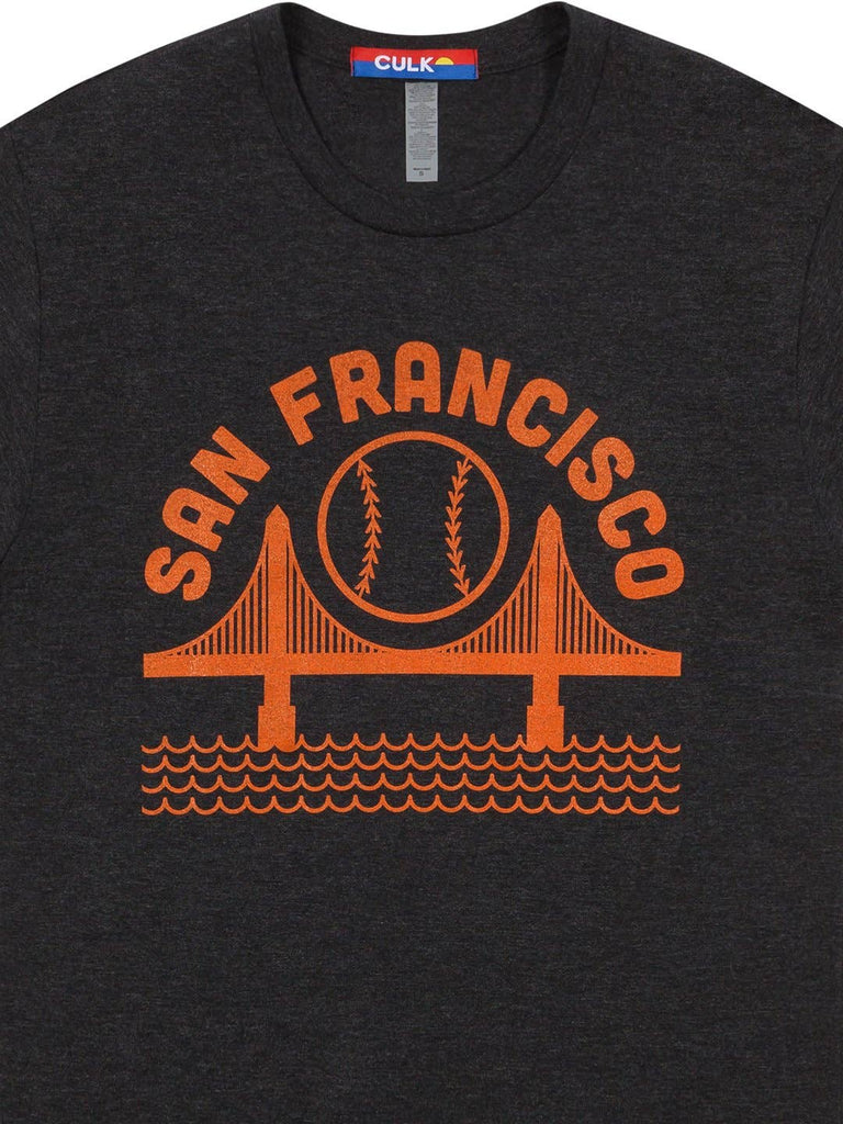 SF Baseball Unisex Tee Black