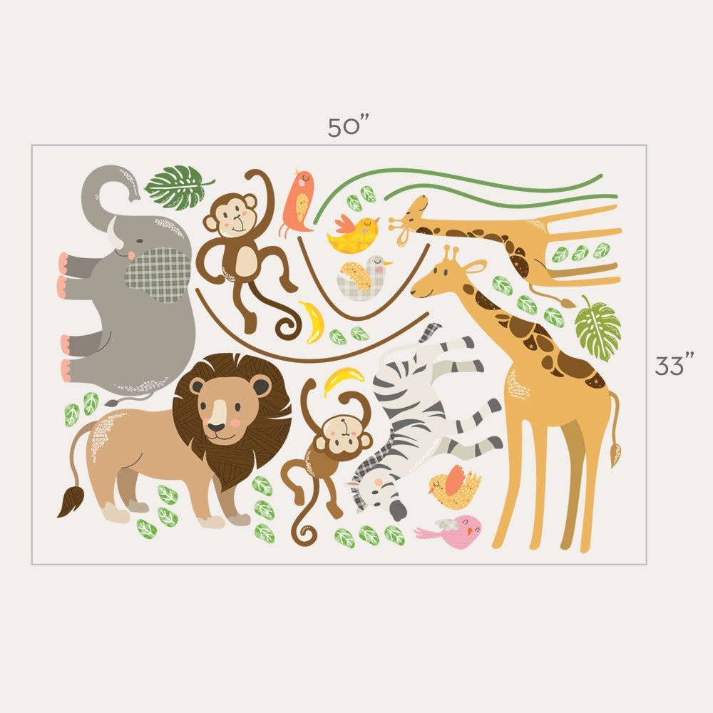 Jungle Animals Wall Sticker