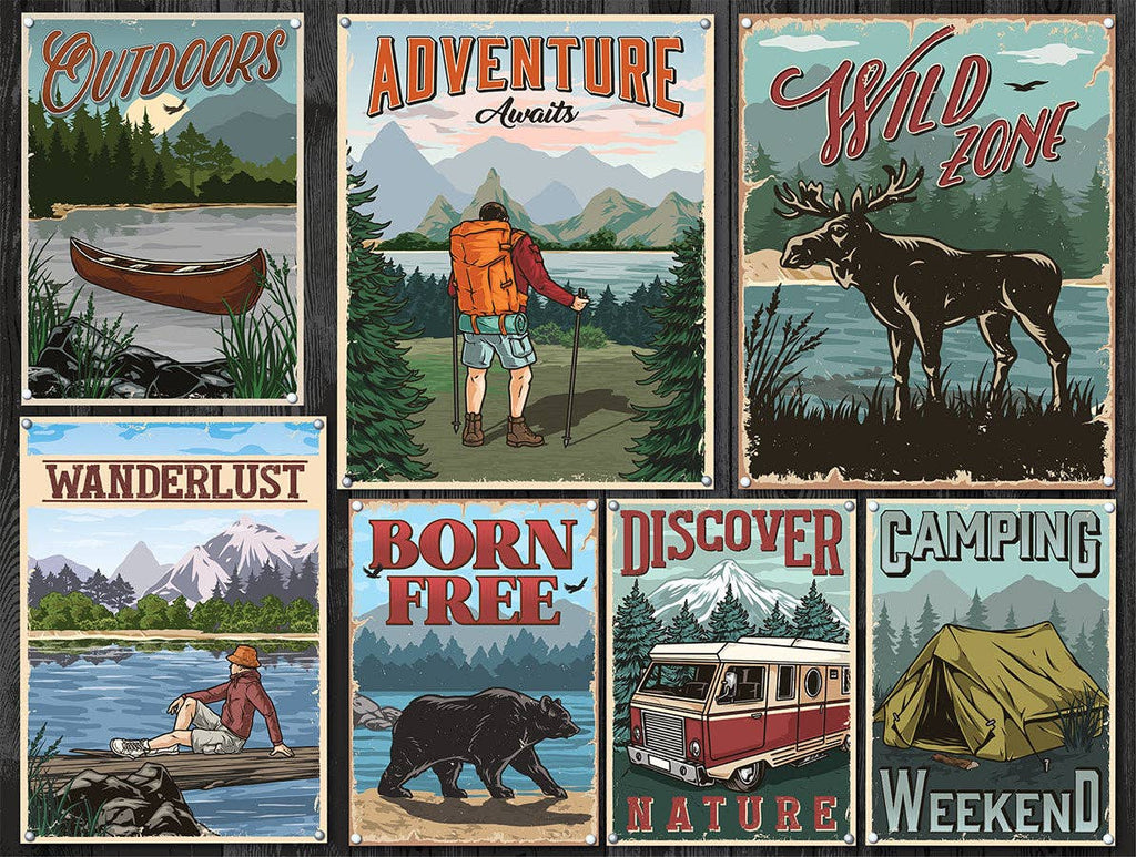 Outdoor Adventure 500 Piece Double-Sided Adult Puzzle