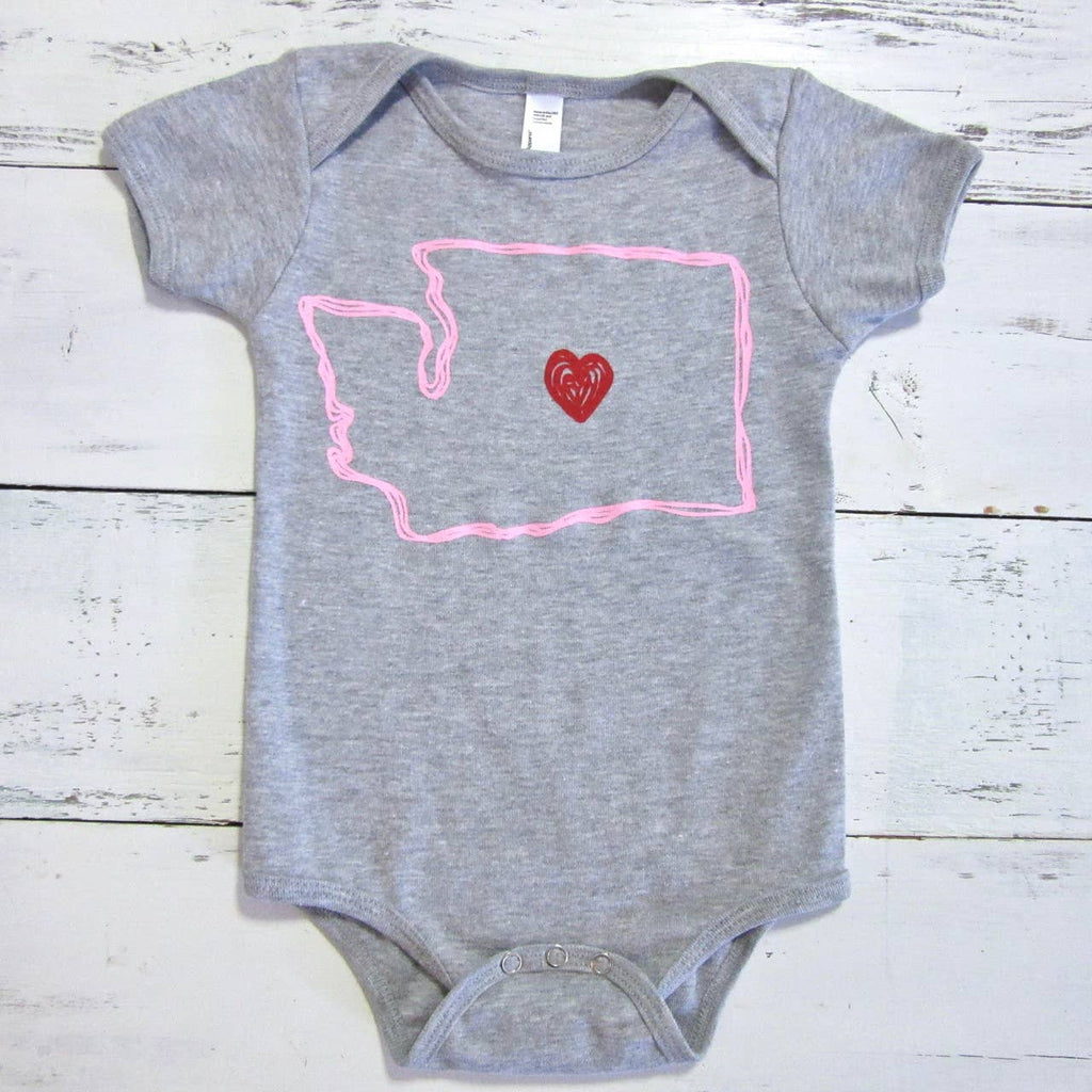Washington Love Baby Onesie