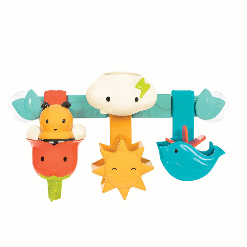 Rain and Shine Baby Bath Toy Bar by Battat