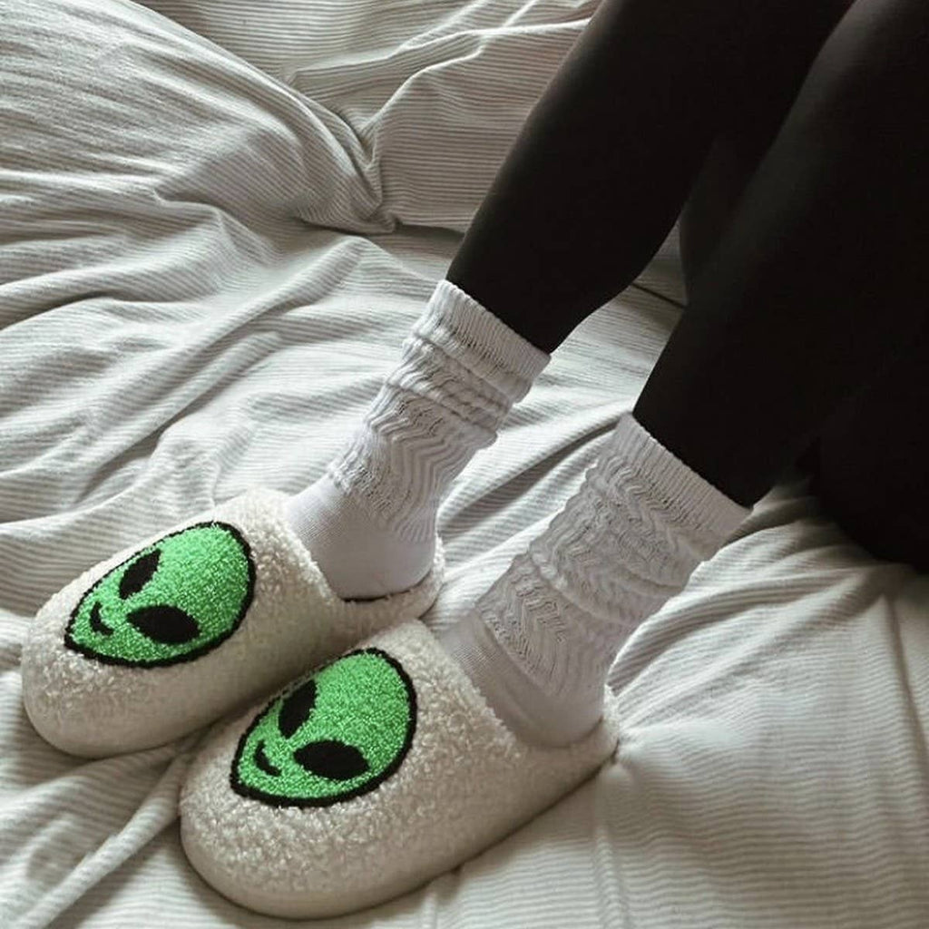 Alien Plush Slippers