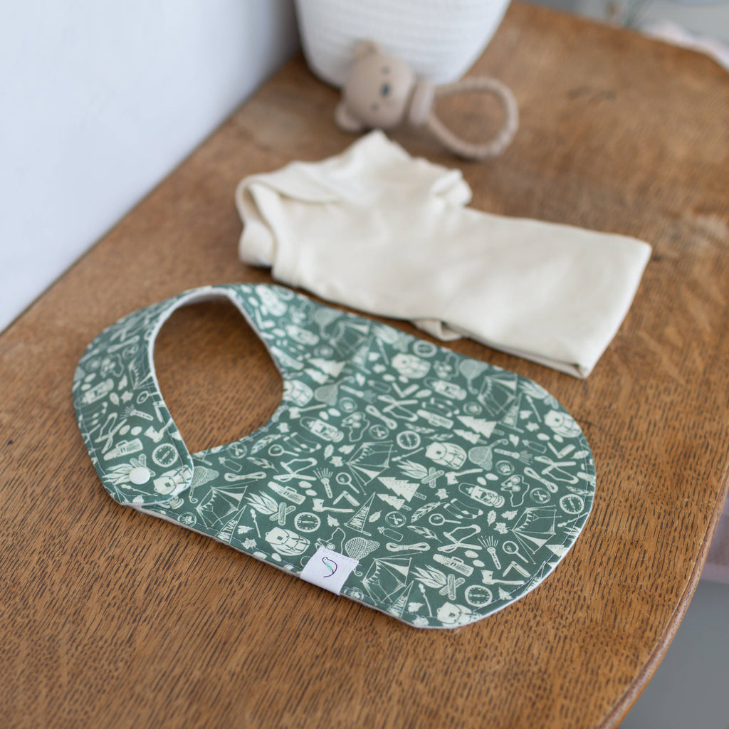 Camping - Charlie Snap Bib