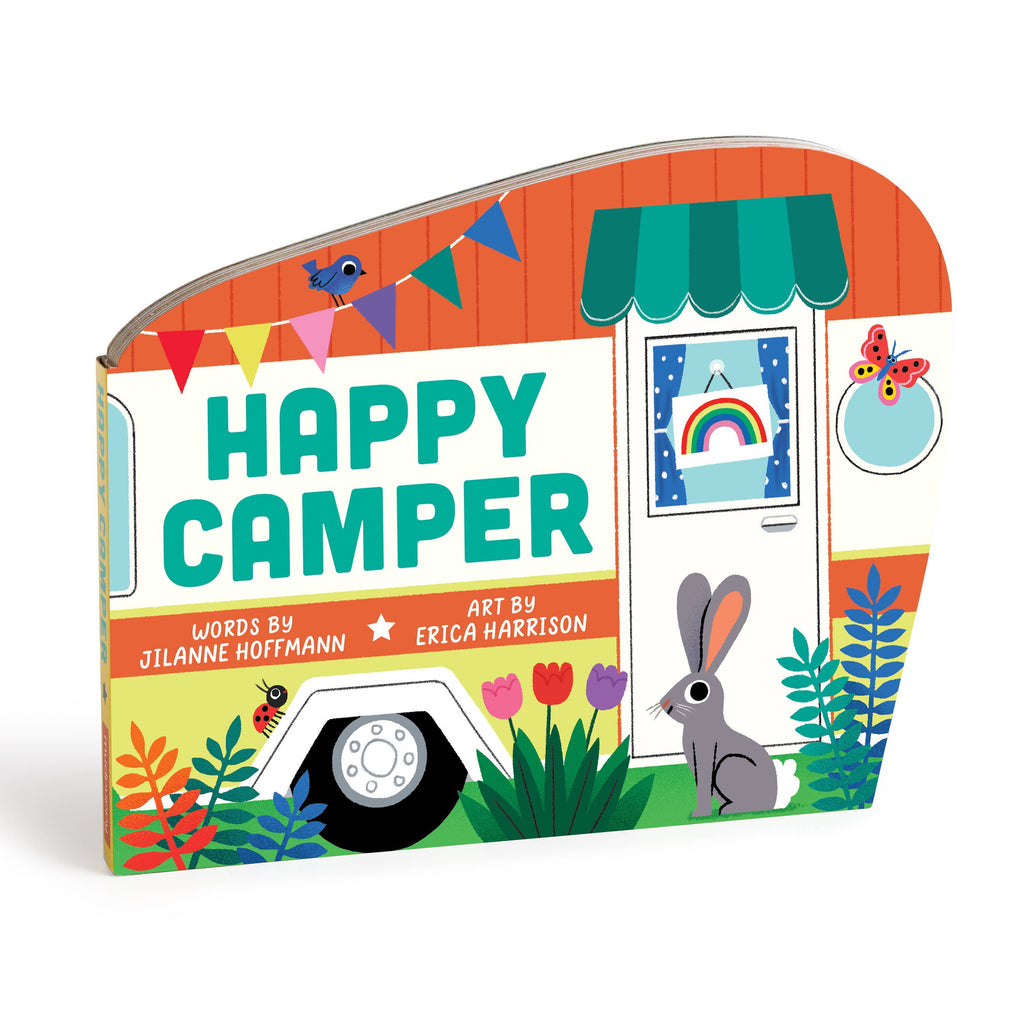 Happy Camper Shaped Board Book