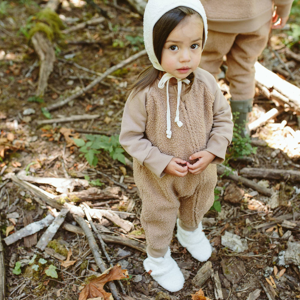 Sherpa Baby Stay-On Boots - Alabaster