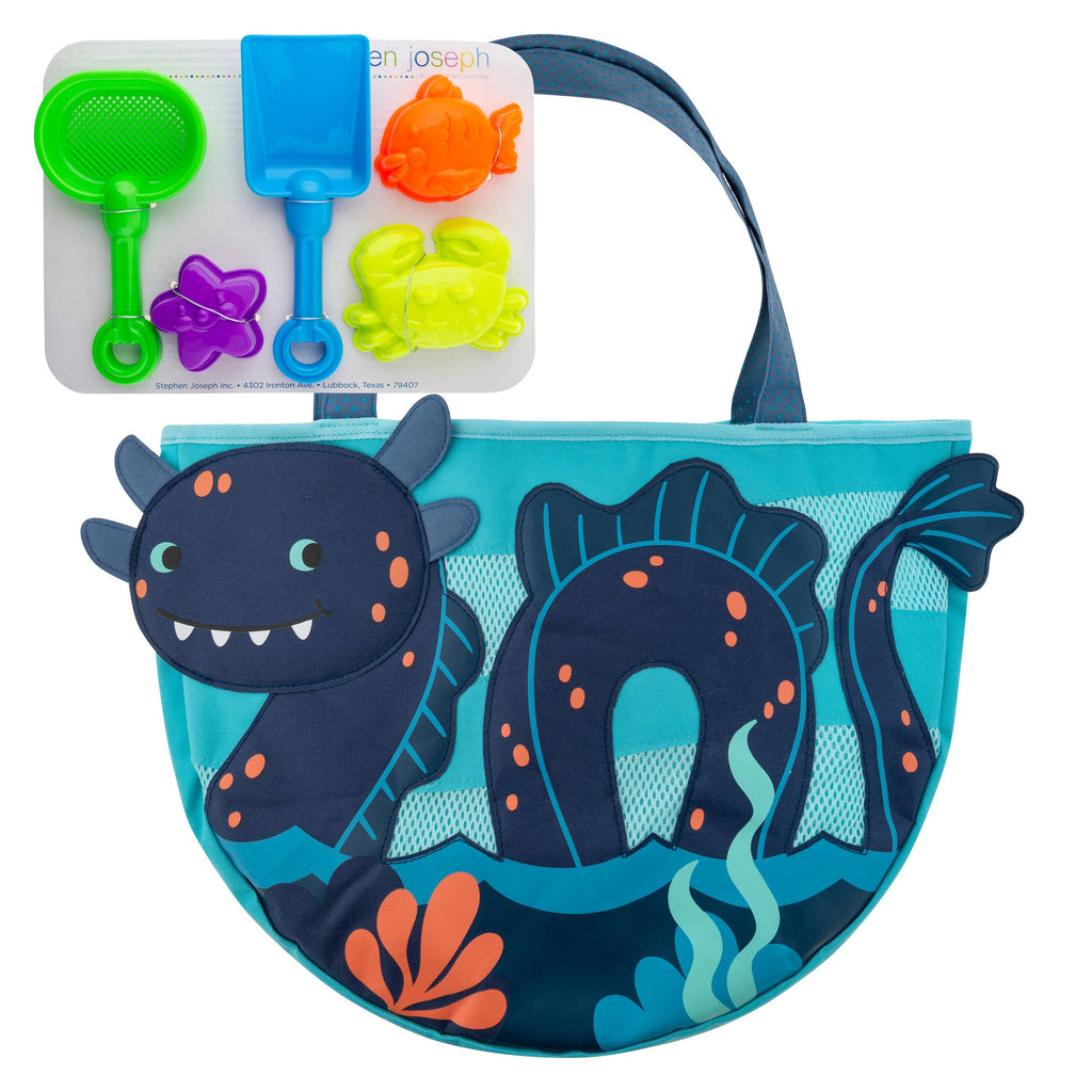 Beach Tote with Sand Toys Play Set